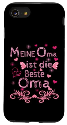 Meine Mama ist die Beste Mutti Muttertag Oma Geschenk Spruch Hülle für iPhone SE (2020) / 7 / 8 von Muttertagsgeschenk für Oma Mama Muttertag Blumen