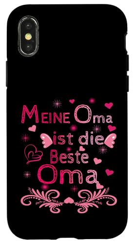 Meine Mama ist die Beste Mutti Muttertag Oma Geschenk Spruch Hülle für iPhone X/XS Meine Mama ist die Beste Mutti Muttertag Oma Geschenk Spruch Hülle für iPhone X/XS von Muttertagsgeschenk für Oma Mama Muttertag Blumen