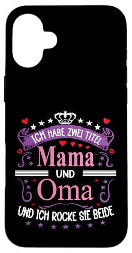 Ich Habe Zwei Titel Mama & Oma Muttertag Spruch Geburtstag Hülle für iPhone 16 Plus Ich Habe Zwei Titel Mama & Oma Muttertag Spruch Geburtstag Hülle für iPhone 16 Plus von Muttertagsgeschenk für Oma & Mama Muttertag Blumen