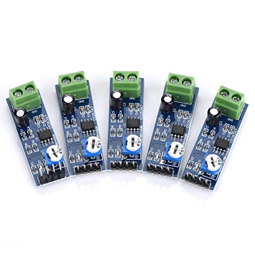 5 Stück Verstärker der Klasse, Mikrofon Amplifier Verstärker Modul, Audioverstärkerplatine 200-fach Verstärkung 5V-12V-Modul für A-Rduino Ek1236 L1P8 5 Stück Verstärker der Klasse, Mikrofon Amplifier Verstärker Modul, Audioverstärkerplatine 200-fach Verstärkung 5V-12V-Modul für A-Rduino Ek1236 L1P8 von Mutuer