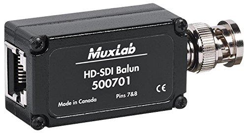 HD-SDI Balun – 2 Stück | Antennen-/Satellitenverstärker/Verteilerantenne Satelliten-Ausrüstung, 2 x Menge – 500701-2PK von MuxLab