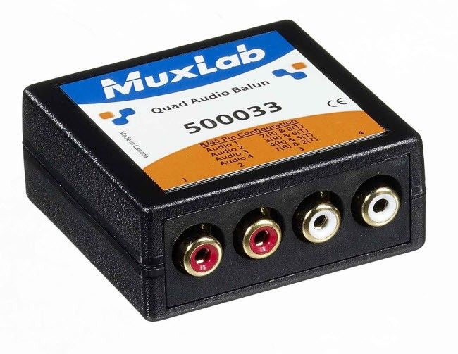 MuxLab Quadro MU 500033 - Audio Balun MuxLab Quadro MU 500033 - Audio Balun von MuxLab