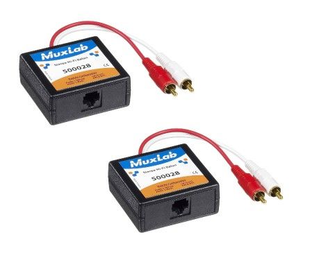 MuxLab Stereo MU 500028 (2 Stück) - Audio Balun von MuxLab