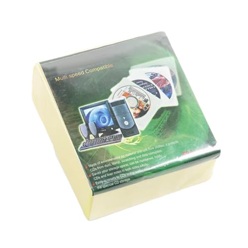 Muyilanc 100 PCs Dual-Sided CD/DVD-Sammlung Set Scratch- Staubdichter Speicher Buntes CD-Schlitzbeutel B Muyilanc 100 PCs Dual-Sided CD/DVD-Sammlung Set Scratch- Staubdichter Speicher Buntes CD-Schlitzbeutel B von Muyilanc