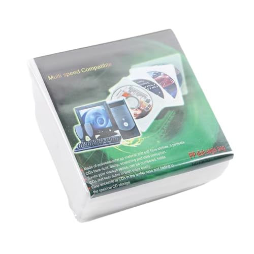 Muyilanc 100 PCs Dual-Sided CD/DVD-Sammlung Set Scratch- Staubdichter Speicher Farbiger CD-Schlitzbeutel A Muyilanc 100 PCs Dual-Sided CD/DVD-Sammlung Set Scratch- Staubdichter Speicher Farbiger CD-Schlitzbeutel A von Muyilanc