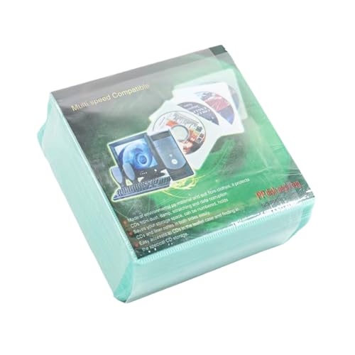 Muyilanc 100 PCs Dual-Sided CD/DVD-Sammlung Set Scratch- Staubsicherer Speicher Farter CD-Schlitzbeutel E Muyilanc 100 PCs Dual-Sided CD/DVD-Sammlung Set Scratch- Staubsicherer Speicher Farter CD-Schlitzbeutel E von Muyilanc