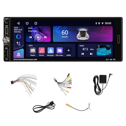 Muyilanc 1Din 6,9 Autoradio 2+32G Multimedia-Player GPS-Navigation WIFI Carplay Android Auto FM/RDS Mirror Link Auto-Audio Muyilanc 1Din 6,9 Autoradio 2+32G Multimedia-Player GPS-Navigation WIFI Carplay Android Auto FM/RDS Mirror Link Auto-Audio von Muyilanc