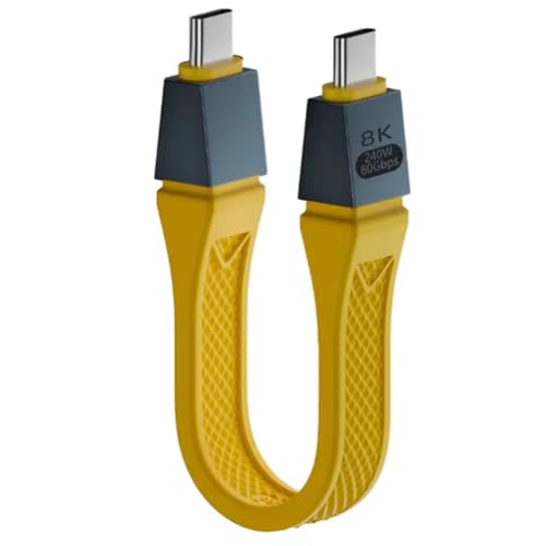 Muyilanc 240 W 80 GB Doppelseitige Getriebe Flexible Kabel-C-C-C- zum Typ-C-Vollfunktionsdatenkabel zum Anschließen Von Festplattengelb zum Typ-C Muyilanc 240 W 80 GB Doppelseitige Getriebe Flexible Kabel-C-C-C- zum Typ-C-Vollfunktionsdatenkabel zum Anschließen Von Festplattengelb zum Typ-C von Muyilanc