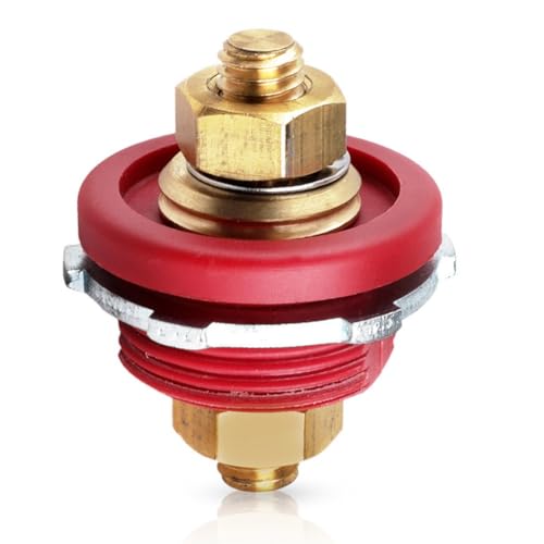 Muyilanc 3/8 Remote Batterie-Spannungsverbinder-Set - Heavy Duty 24V Terminal Set für Wohnmobile, Lastwagen, Autos und Boote, Rot Muyilanc 3/8 Remote Batterie-Spannungsverbinder-Set - Heavy Duty 24V Terminal Set für Wohnmobile, Lastwagen, Autos und Boote, Rot von Muyilanc