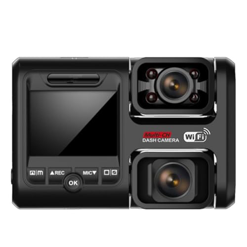 Muyilanc 4K 2160P Dual-Dashcam für die Vordere Kabine, Integriertes Wifi-Gps für Autos und Taxis, Auto-Dvr, Fahrrekorder, Parküberwachungskamera Muyilanc 4K 2160P Dual-Dashcam für die Vordere Kabine, Integriertes Wifi-Gps für Autos und Taxis, Auto-Dvr, Fahrrekorder, Parküberwachungskamera von Muyilanc