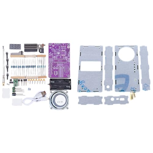 Muyilanc DIY FM-Radio-Elektronikbausatz mit Einstellbarer Frequenz Von 87,5-108 MHz, Lautsprecher, Digitalem Display und Lötarbeiten-Projekt A. Muyilanc DIY FM-Radio-Elektronikbausatz mit Einstellbarer Frequenz Von 87,5-108 MHz, Lautsprecher, Digitalem Display und Lötarbeiten-Projekt A. von Muyilanc