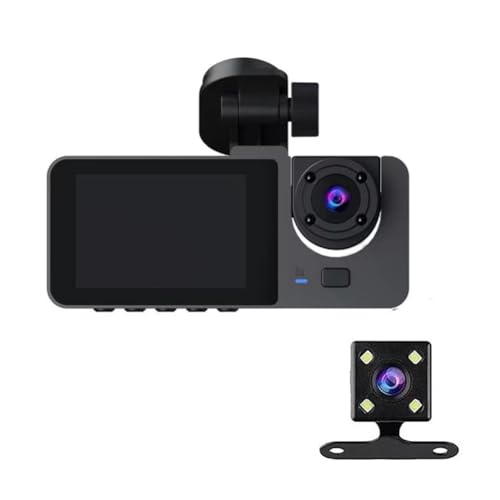 Muyilanc Dashcam Vorne und Hinten, WiFi-Dashcam im Inneren, Inklusive 32G-SD-Karte, Auto-DVR Muyilanc Dashcam Vorne und Hinten, WiFi-Dashcam im Inneren, Inklusive 32G-SD-Karte, Auto-DVR von Muyilanc