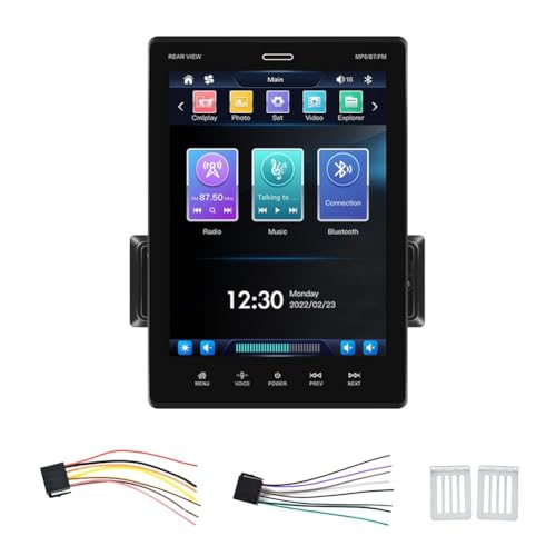 Muyilanc Einzel-Din-Autoradio Carplay Android Auto 9,5 Touchscreen Autoradio mit Mirror Link Bluetooth FM USB Muyilanc Einzel-Din-Autoradio Carplay Android Auto 9,5 Touchscreen Autoradio mit Mirror Link Bluetooth FM USB von Muyilanc