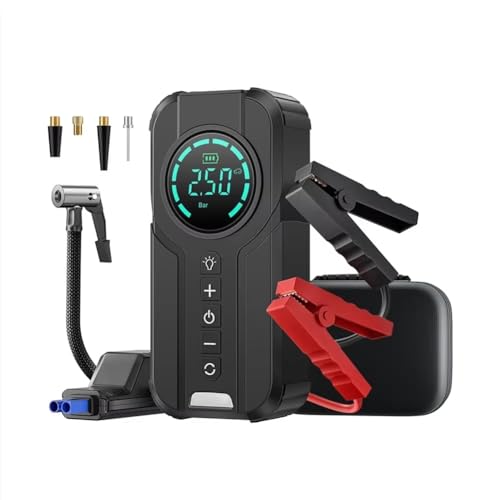 Muyilanc Emergency Car Kit: 150psi Luftkompressormotorpumpe & 2000A Power Bank für Beleuchtung Batteriestartausrüstung B B von Muyilanc