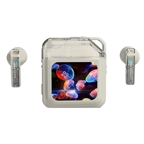 Muyilanc LED-Vollfarb-Touchscreen-Bluetooth-Ohrhörer Aktive Geräuschunterdrückung Echte Kabellose Smart ANC-Kopfhörer von Muyilanc
