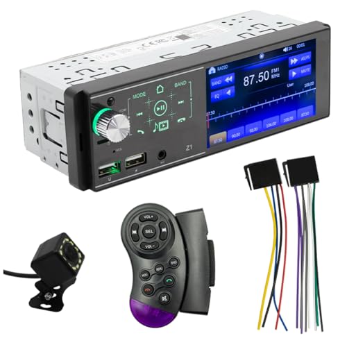 Muyilanc Single DIN 4,1 - -Auto -Stereo -Empfänger mit Touchscreen, Bluetooth MP5, Spiegelverbindung und Integration der Rückfahrkamera SWC Muyilanc Single DIN 4,1 - -Auto -Stereo -Empfänger mit Touchscreen, Bluetooth MP5, Spiegelverbindung und Integration der Rückfahrkamera SWC von Muyilanc