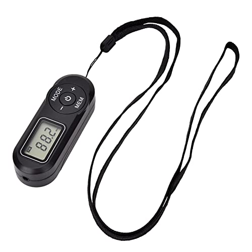 Muyilanc Tragbares Mini-FM-Radio Digitalanzeige FM-EmpfäNger Retro-FM-Player-Stil mit KopfhöRern UmhäNgeband Radiosender von Muyilanc