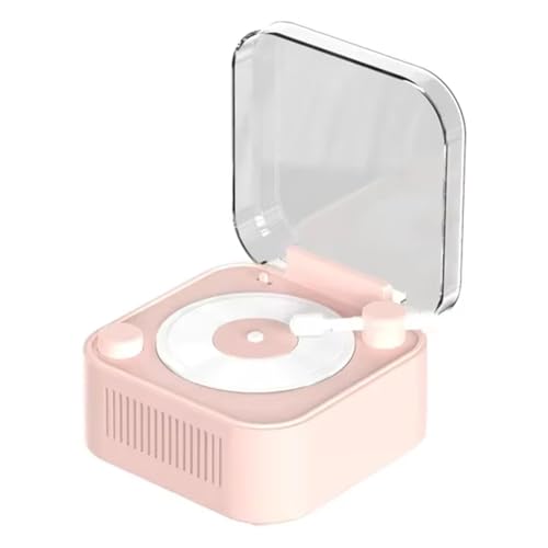 Muyilanc Vintage -Plattenspieler Wireless Bluetooth Mini Kreativität Lautsprecher Dekorative Pink Muyilanc Vintage -Plattenspieler Wireless Bluetooth Mini Kreativität Lautsprecher Dekorative Pink von Muyilanc