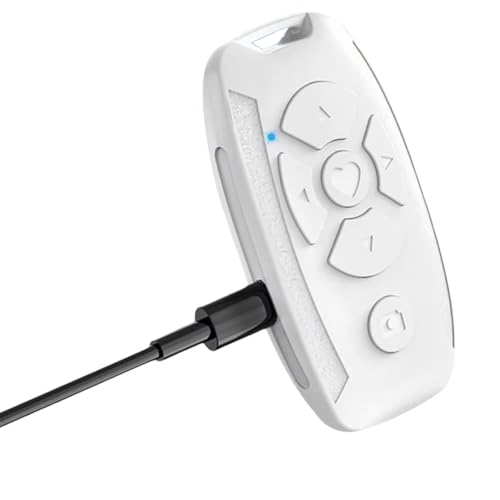 Muyilanc Wiederaufladbare Bluetooth-Fernbedienung, Kabelloser Controller, Kamera-Stick, Auslöser für Telefone, E-Book-Seitenumblättern B Muyilanc Wiederaufladbare Bluetooth-Fernbedienung, Kabelloser Controller, Kamera-Stick, Auslöser für Telefone, E-Book-Seitenumblättern B von Muyilanc