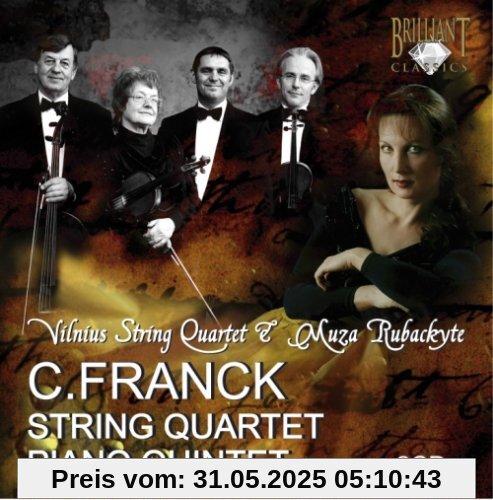 Franck:String Quartet,Piano Franck:String Quartet,Piano von Muza Rubackyte