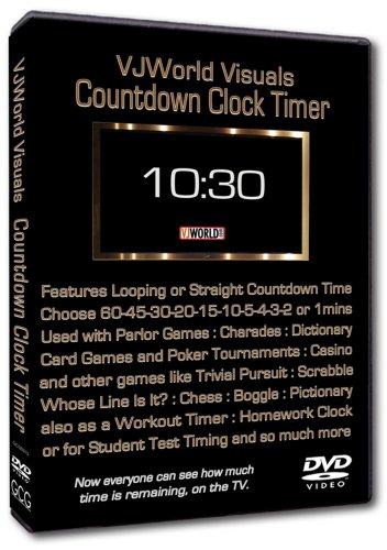 Vjworld Visuals Countdown Clock Timer [DVD] [Region 1] [NTSC] [US Import] von Mvd (Generic)