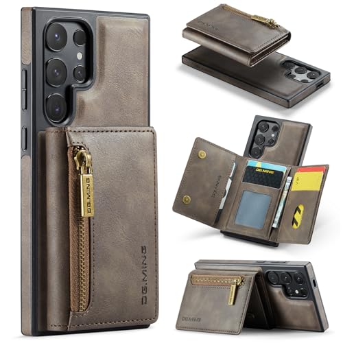 2-in-1-Schutzhülle für Samsung Galaxy S24 Ultra, Premium-Lederhülle Reißverschluss Kartenhalter, abnehmbare Brieftaschen-Schnalle, Design 2-in-1-Schutzhülle für Samsung Galaxy S24 Ultra, Premium-Lederhülle Reißverschluss Kartenhalter, abnehmbare Brieftaschen-Schnalle, Design von Mxinxiu