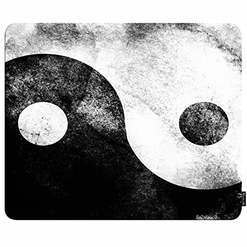 Mxocom Schwarz Weiß Tai Chi Mauspad Chinesische Kultur Yin und Yang Verbindung Anti-Rutsch Gummi Mauspad 9,5x7,9 Zoll für Computer, Laptop Mxocom Schwarz Weiß Tai Chi Mauspad Chinesische Kultur Yin und Yang Verbindung Anti-Rutsch Gummi Mauspad 9,5x7,9 Zoll für Computer, Laptop von Mxocom