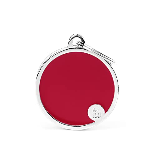 MyFamily Personalisierte Hundemarke Made in Italy Große Rote Knochen Hundeschild mit Gratis Gravur - Handemailliert - Kollektion Basic Handmade 38 x 24 mm MyFamily Personalisierte Hundemarke Made in Italy Große Rote Knochen Hundeschild mit Gratis Gravur - Handemailliert - Kollektion Basic Handmade 38 x 24 mm von My Family