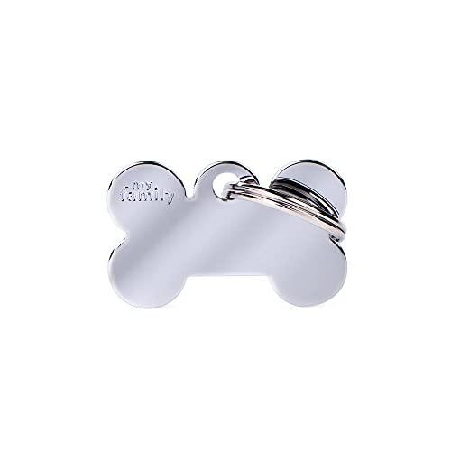Plakette MyFamily Kleiner Knochen Verchromtes Messing platte Hund Brauch Katze Plakette MyFamily Kleiner Knochen Verchromtes Messing platte Hund Brauch Katze von My Family