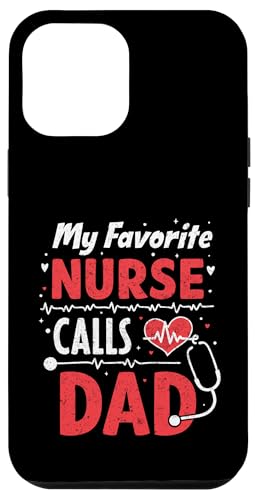Meine Lieblingskrankenschwester nennt mich Papa Vatertag der Tochter Krankenschwester Hülle für iPhone 12 Pro Max Meine Lieblingskrankenschwester nennt mich Papa Vatertag der Tochter Krankenschwester Hülle für iPhone 12 Pro Max von My Favorite Nurse Calls Me Dad Father’s Day Nurse