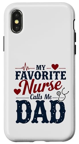 My Favorite Nurse Calls Me Dad Father's Day Dad Of a Nurse Hülle für iPhone X/XS My Favorite Nurse Calls Me Dad Father's Day Dad Of a Nurse Hülle für iPhone X/XS von My Favorite Nurse Calls Me Dad Father’s Day Nurse