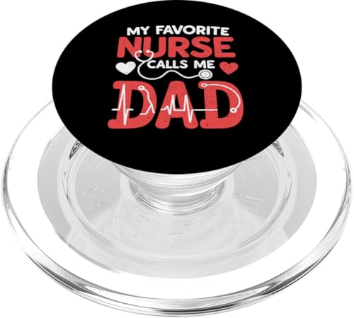 My Favorite Nurse Calls Me Dad Father's Day Dad Of a Nurse PopSockets PopGrip für MagSafe My Favorite Nurse Calls Me Dad Father's Day Dad Of a Nurse PopSockets PopGrip für MagSafe von My Favorite Nurse Calls Me Dad Father’s Day Nurse