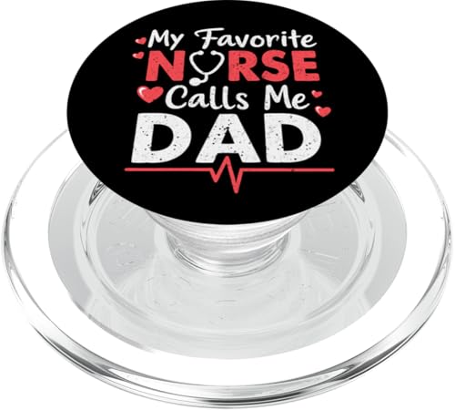 My Favorite Nurse Calls Me Dad Father's Day Dad Of a Nurse PopSockets PopGrip für MagSafe My Favorite Nurse Calls Me Dad Father's Day Dad Of a Nurse PopSockets PopGrip für MagSafe von My Favorite Nurse Calls Me Dad Father’s Day Nurse