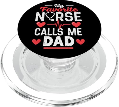 My Favorite Nurse Calls Me Dad Father's Day Dad Of a Nurse PopSockets PopGrip für MagSafe My Favorite Nurse Calls Me Dad Father's Day Dad Of a Nurse PopSockets PopGrip für MagSafe von My Favorite Nurse Calls Me Dad Father’s Day Nurse