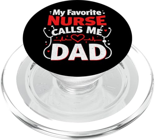 My Favorite Nurse Calls Me Dad Funny Father's Day Nurse Dad PopSockets PopGrip für MagSafe My Favorite Nurse Calls Me Dad Funny Father's Day Nurse Dad PopSockets PopGrip für MagSafe von My Favorite Nurse Calls Me Dad Father’s Day Nurse