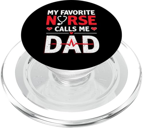 My Favorite Nurse Calls Me Dad Funny Father's Day Nurse Dad PopSockets PopGrip für MagSafe My Favorite Nurse Calls Me Dad Funny Father's Day Nurse Dad PopSockets PopGrip für MagSafe von My Favorite Nurse Calls Me Dad Father’s Day Nurse