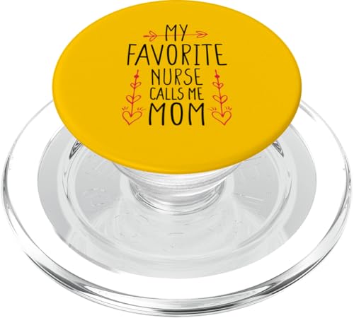 My Favorite Nurse Calls Me Mom PopSockets PopGrip für MagSafe My Favorite Nurse Calls Me Mom PopSockets PopGrip für MagSafe von My Favorite Nurse Calls Me Mom Funny Ideas