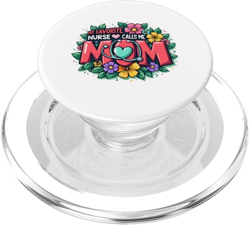 My Favorite Nurse Calls Me Mom PopSockets PopGrip für MagSafe My Favorite Nurse Calls Me Mom PopSockets PopGrip für MagSafe von My Favorite Nurse Calls Me Mom Funny Ideas