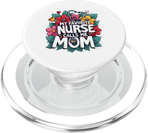 My Favorite Nurse Calls Me Mom PopSockets PopGrip für MagSafe My Favorite Nurse Calls Me Mom PopSockets PopGrip für MagSafe von My Favorite Nurse Calls Me Mom Funny Ideas
