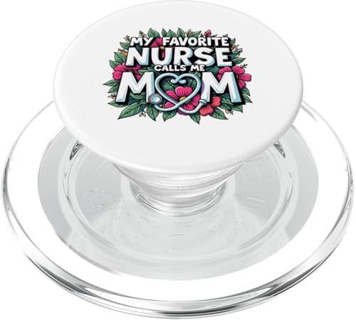 My Favorite Nurse Calls Me Mom PopSockets PopGrip für MagSafe My Favorite Nurse Calls Me Mom PopSockets PopGrip für MagSafe von My Favorite Nurse Calls Me Mom Funny Ideas
