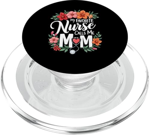 My Favorite Nurse Calls Me Mom PopSockets PopGrip für MagSafe My Favorite Nurse Calls Me Mom PopSockets PopGrip für MagSafe von My Favorite Nurse Calls Me Mom Funny Ideas