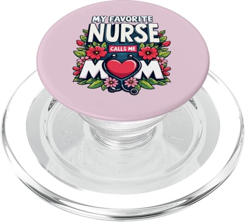 My Favorite Nurse Calls Me Mom PopSockets PopGrip für MagSafe My Favorite Nurse Calls Me Mom PopSockets PopGrip für MagSafe von My Favorite Nurse Calls Me Mom Funny Ideas