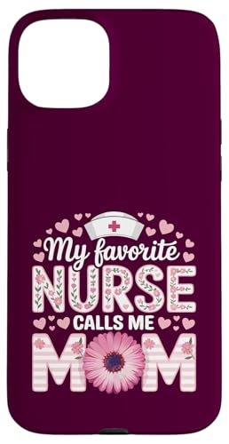 My Favorite Nurse Calls Me Mom Shirt Mother's Day Mom Flower Hülle für iPhone 15 Plus My Favorite Nurse Calls Me Mom Shirt Mother's Day Mom Flower Hülle für iPhone 15 Plus von My Favorite Nurse Calls Me Mom Mothers Day Mom tee