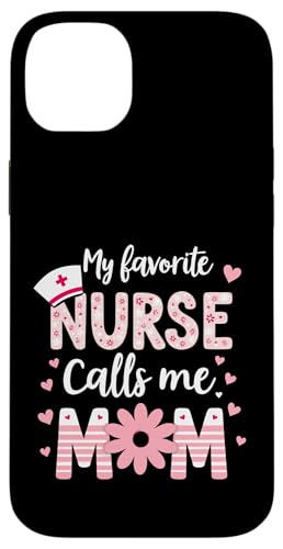 My Favorite Nurse Calls Me Mom Shirt für Muttertag Mama Hülle für iPhone 14 Plus von My Favorite Nurse Calls Me Mom Mothers Day Mom tee