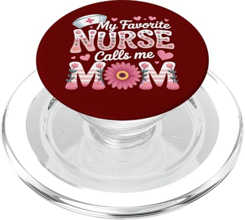 My Favorite Nurse Calls Me Mom Shirt für Muttertag Mama PopSockets PopGrip für MagSafe My Favorite Nurse Calls Me Mom Shirt für Muttertag Mama PopSockets PopGrip für MagSafe von My Favorite Nurse Calls Me Mom Mothers Day Mom tee