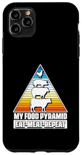 My Food Pyramid Meat Eater Barbecue Lover Grillen BBQ Hülle für iPhone 11 Pro Max von My Food Pyramid BBQ Meat Eater Gift
