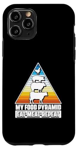 My Food Pyramid Meat Eater Barbecue Lover Grillen BBQ Hülle für iPhone 11 Pro von My Food Pyramid BBQ Meat Eater Gift