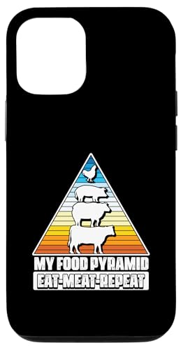 My Food Pyramid Meat Eater Barbecue Lover Grillen BBQ Hülle für iPhone 12/12 Pro von My Food Pyramid BBQ Meat Eater Gift