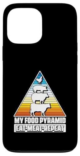 My Food Pyramid Meat Eater Barbecue Lover Grillen BBQ Hülle für iPhone 13 Pro Max von My Food Pyramid BBQ Meat Eater Gift