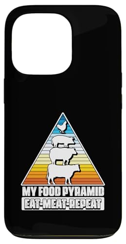 My Food Pyramid Meat Eater Barbecue Lover Grillen BBQ Hülle für iPhone 13 Pro von My Food Pyramid BBQ Meat Eater Gift